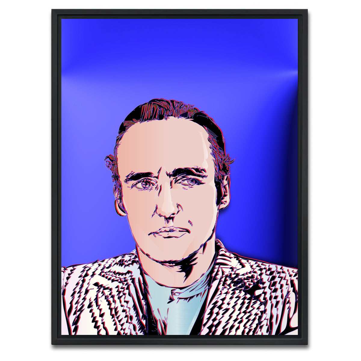 AUTO-MOCKUP WHITE | Dennis Hopper | 1 Piece | Black Framed Canvas | group=3x4