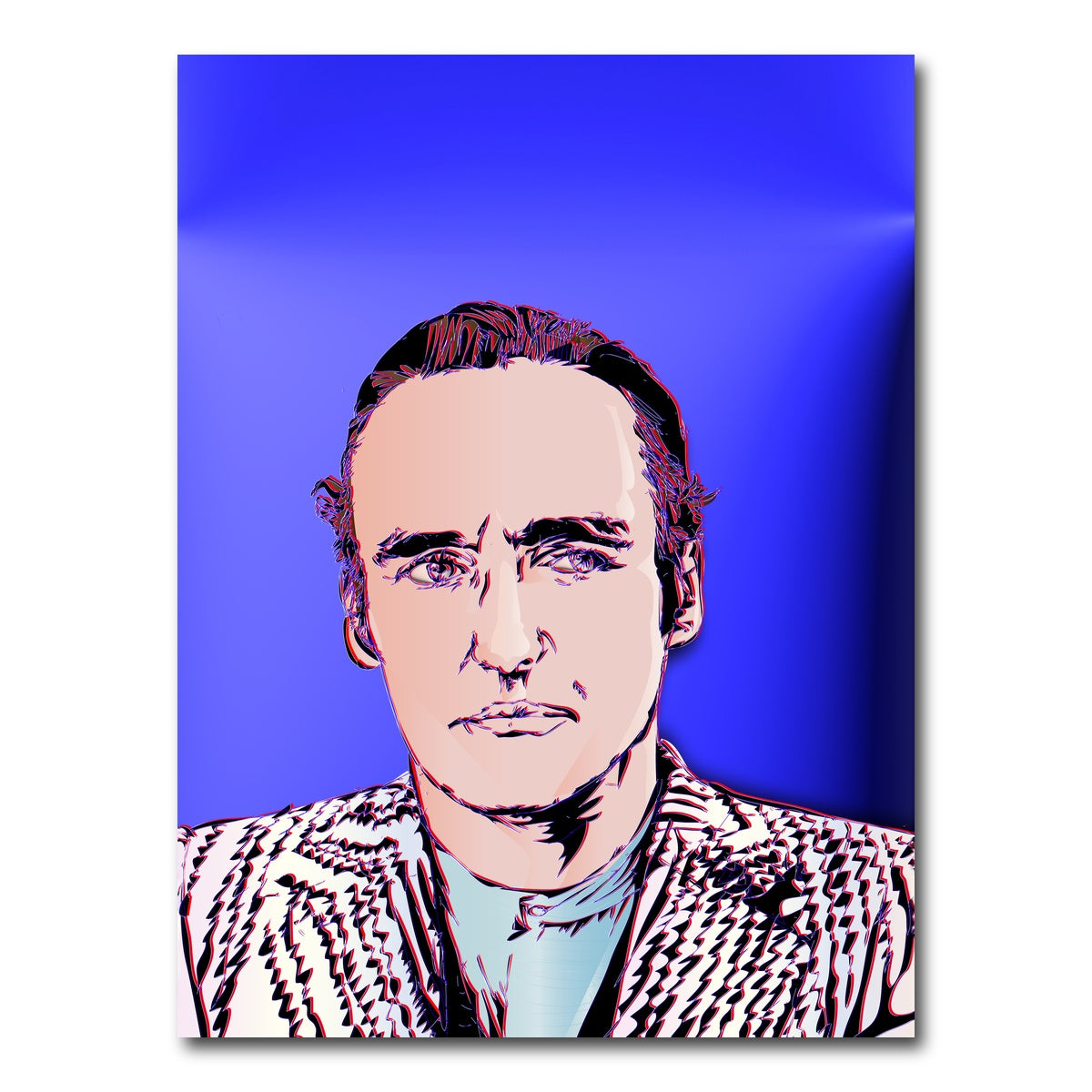 AUTO-MOCKUP WHITE | Dennis Hopper | 1 Piece | Gallery Wrap Canvas | group=3x4