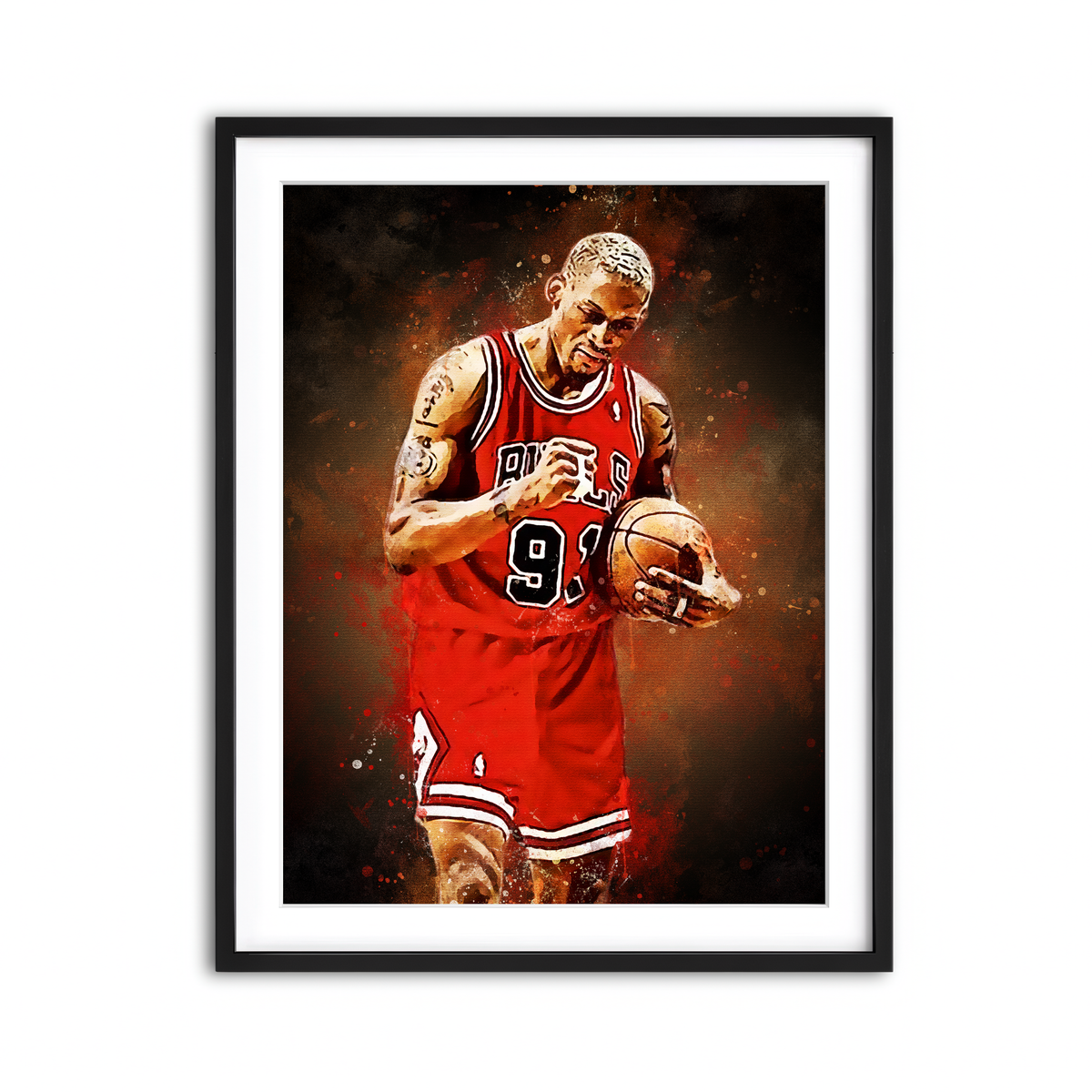 Framed Print 3x4 Black