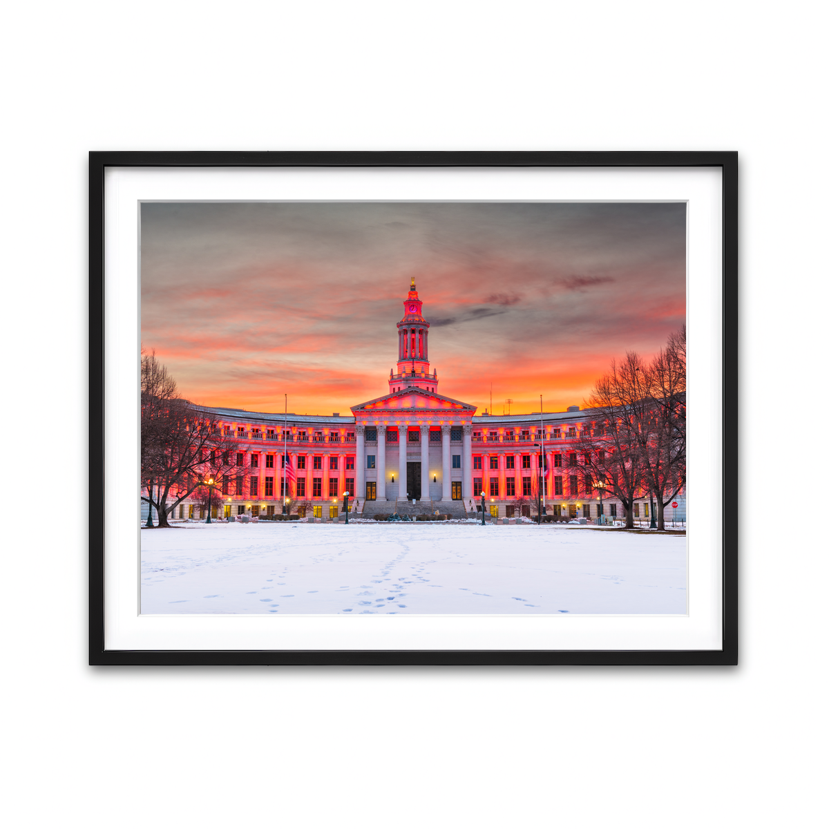 Framed Print 4x3 Black