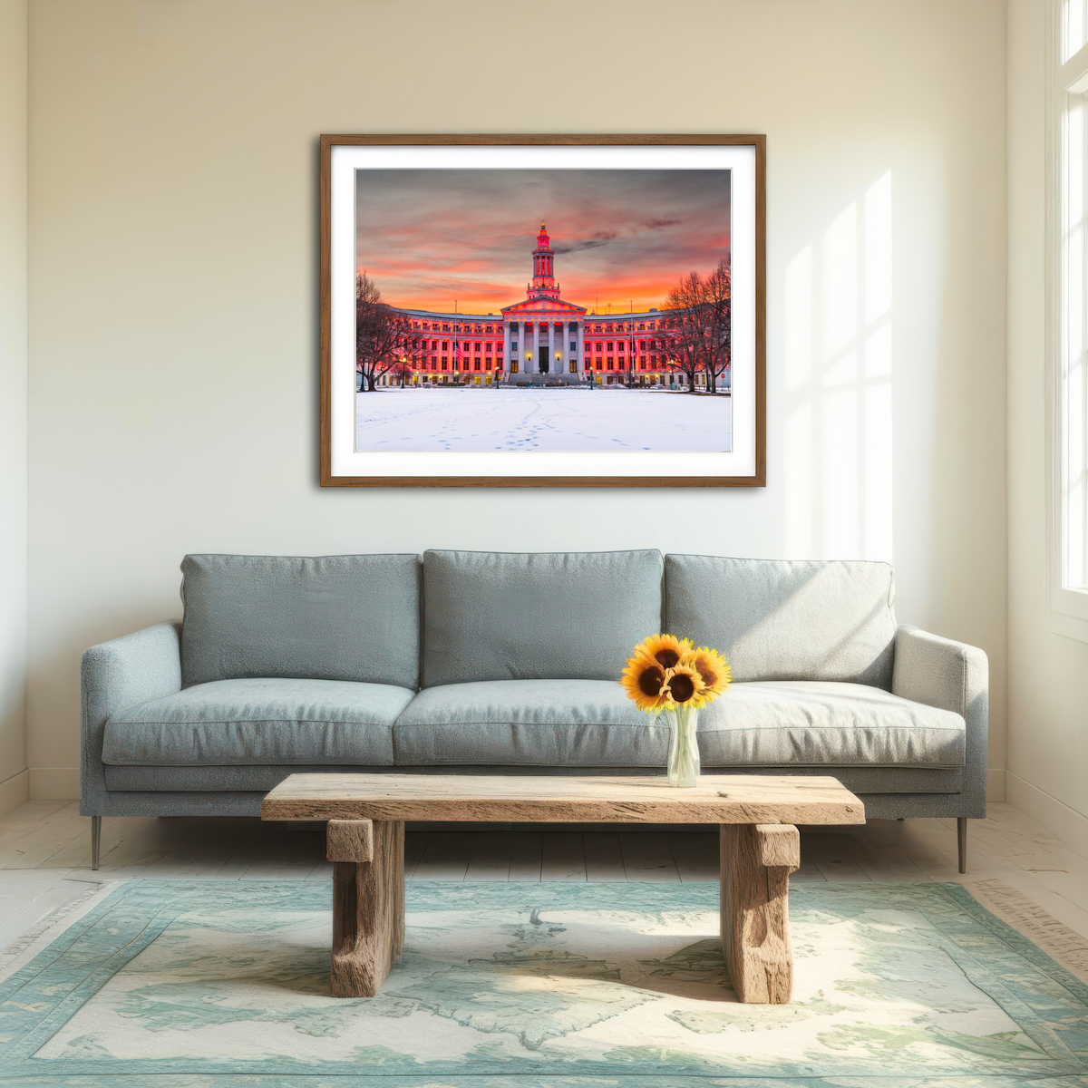 AUTO-MOCKUP ROOM | Denver County Wall Art