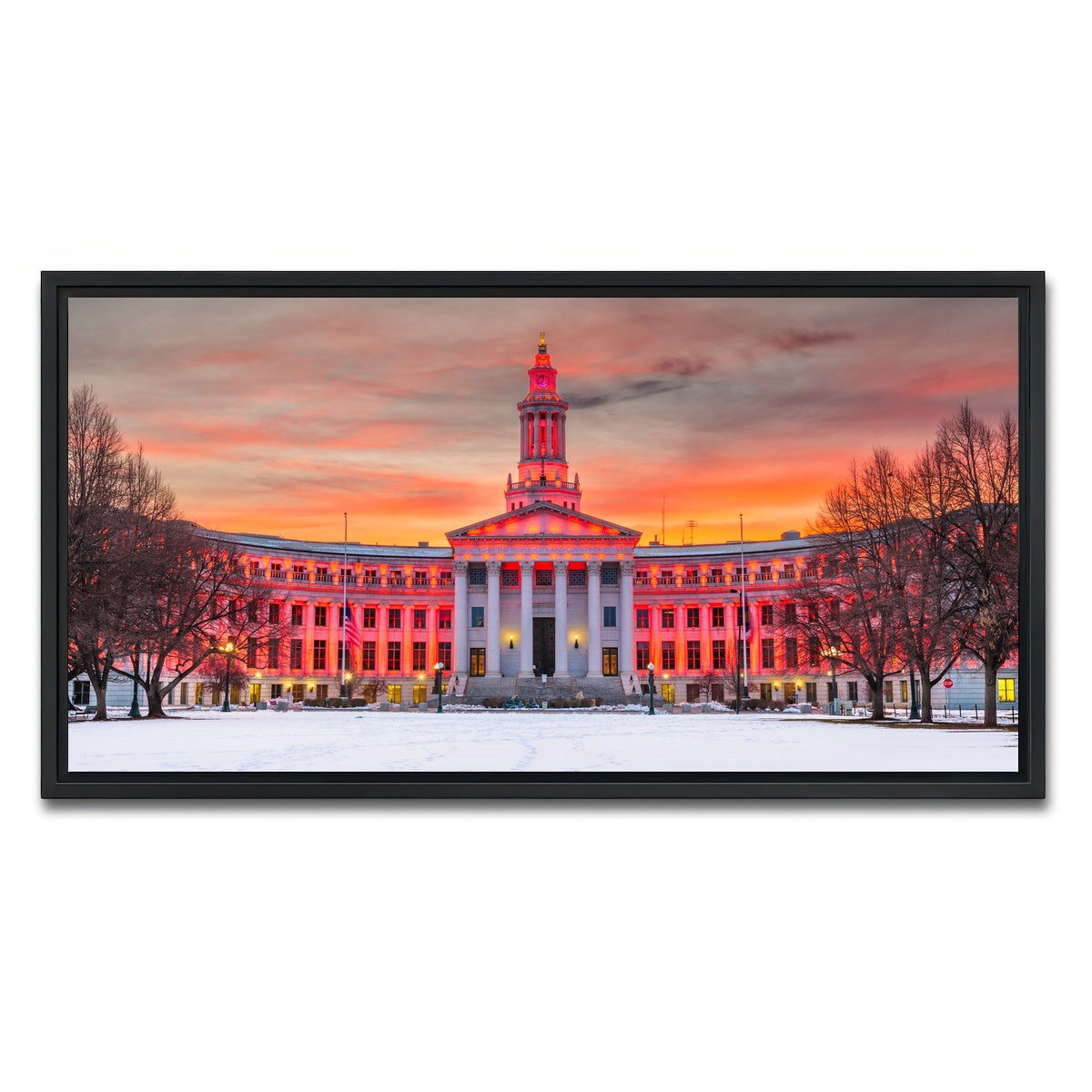 AUTO-MOCKUP WHITE | Denver County | 1 Piece | Black Framed Canvas | group=2x1
