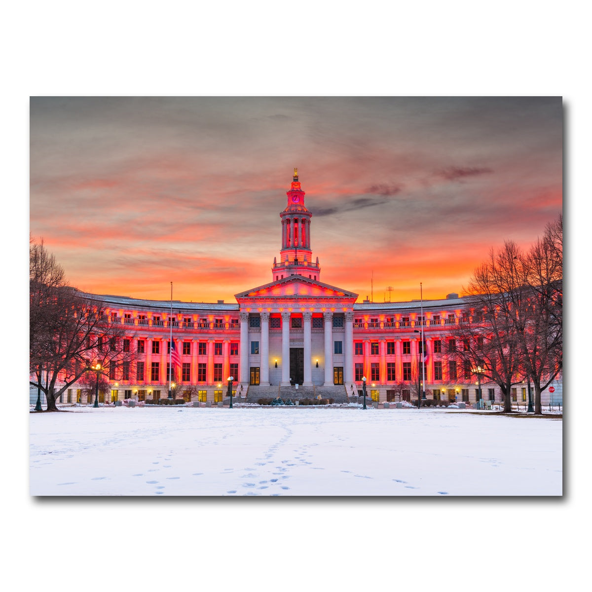 AUTO-MOCKUP WHITE | Denver County | 1 Piece | Gallery Wrap Canvas | group=4x3