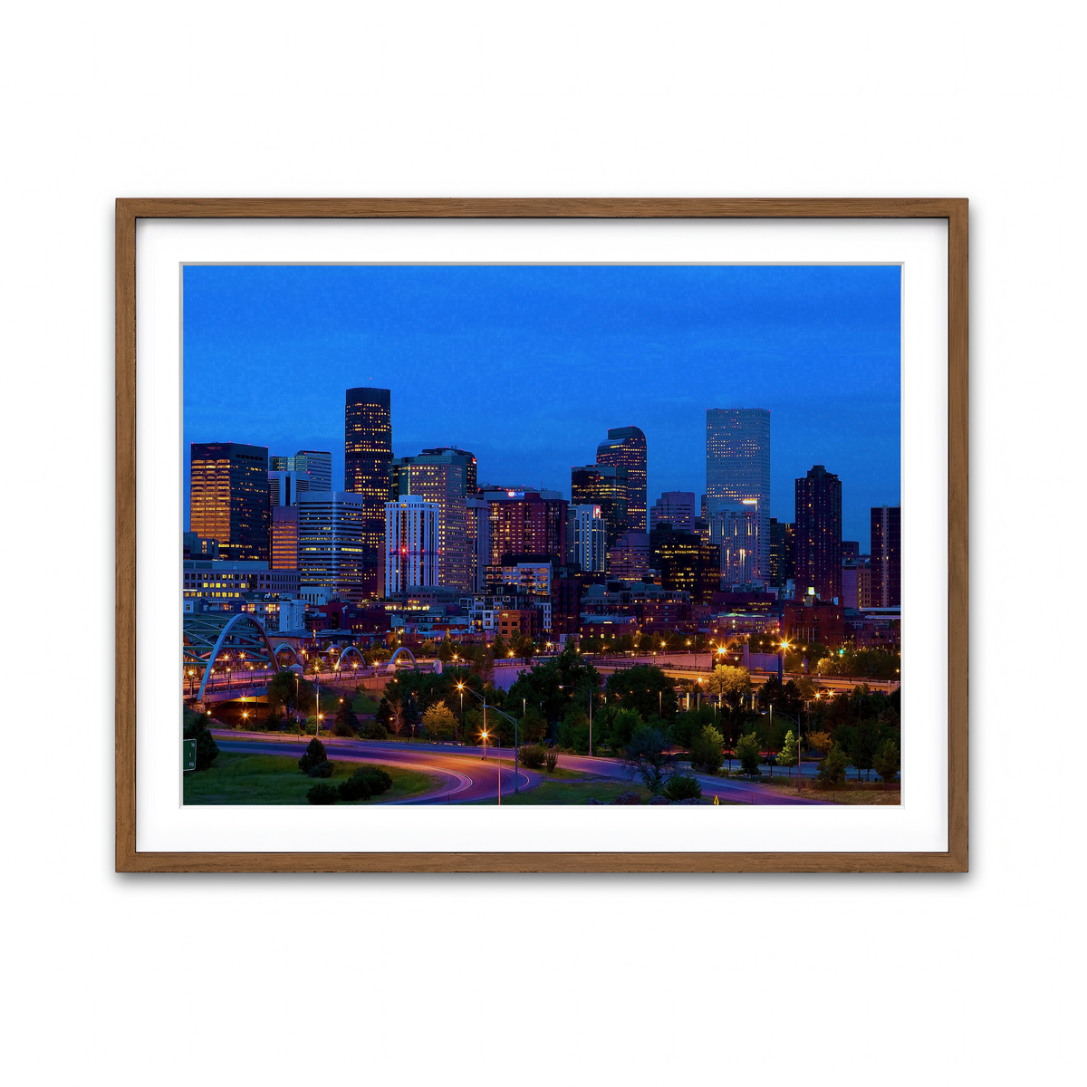 Framed Print 4x3 Walnut