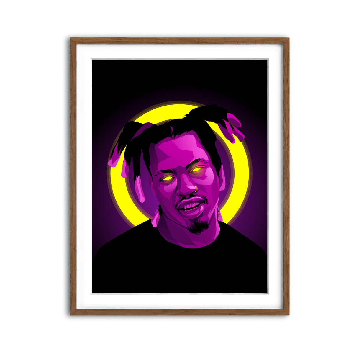 Framed Print 3x4 Walnut