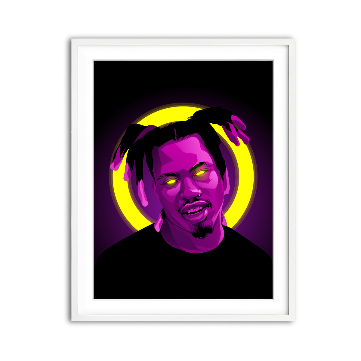 Framed Print 3x4 White