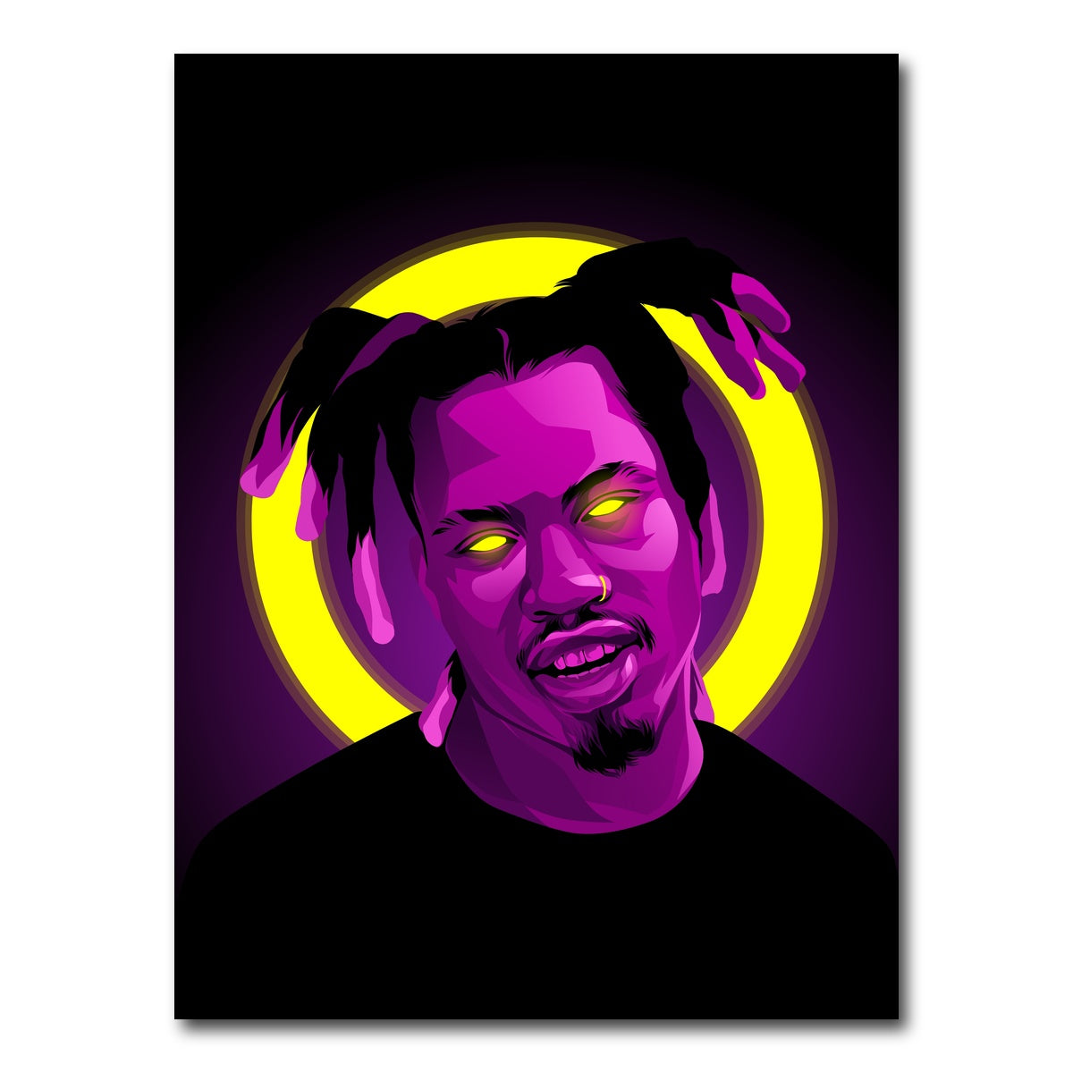 AUTO-MOCKUP WHITE | Denzel Curry | 1 Piece | Gallery Wrap Canvas | group=3x4