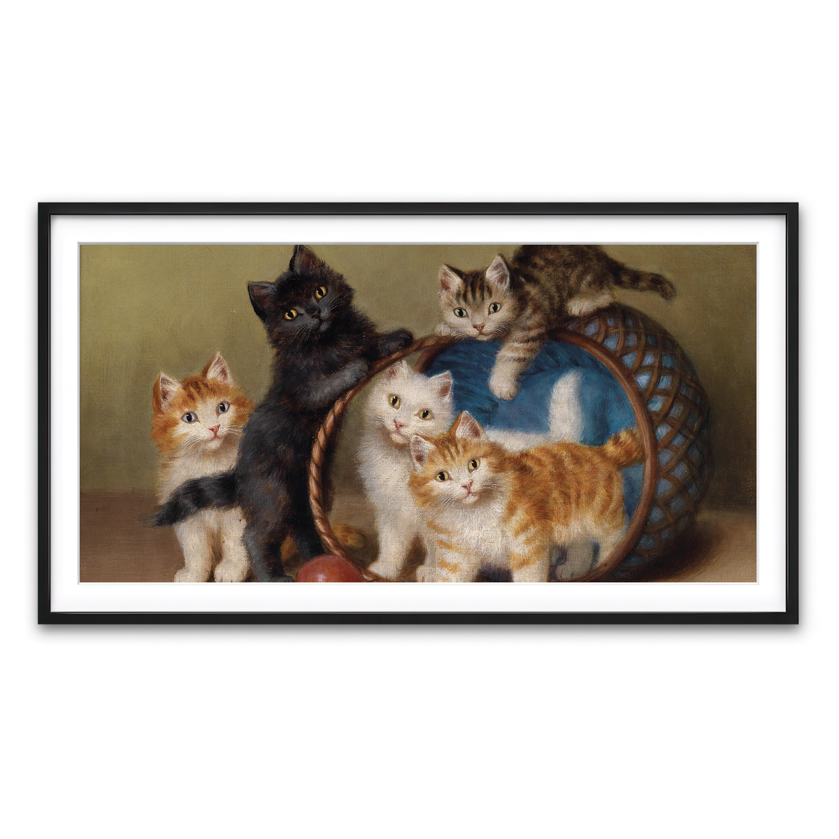 Framed Print 2x1 Black