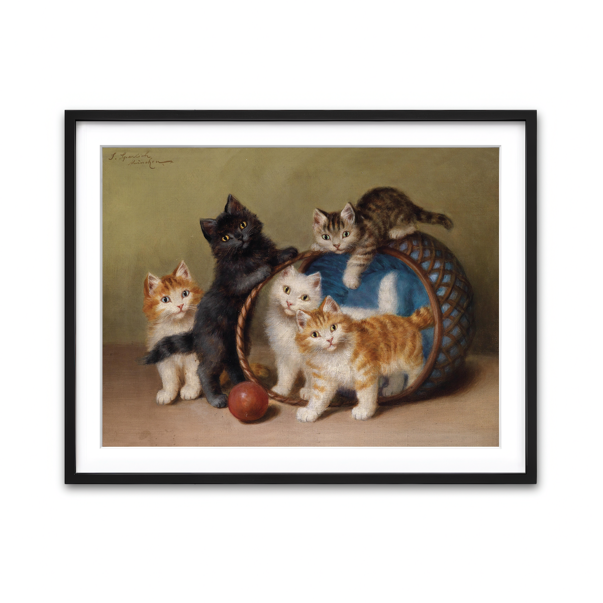 Framed Print 4x3 Black