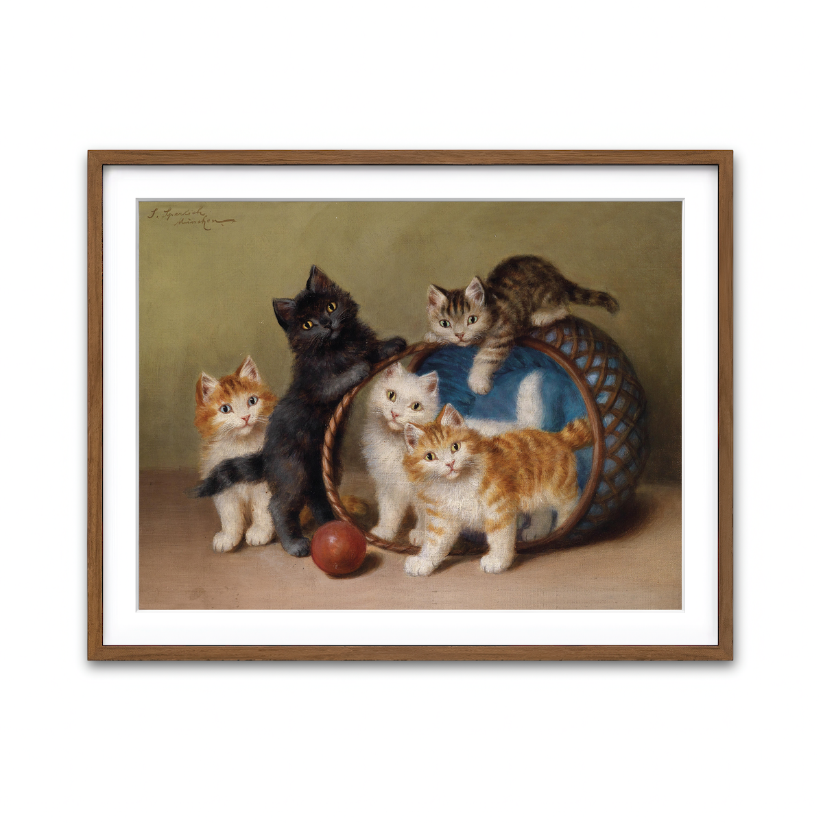 Framed Print 4x3 Walnut