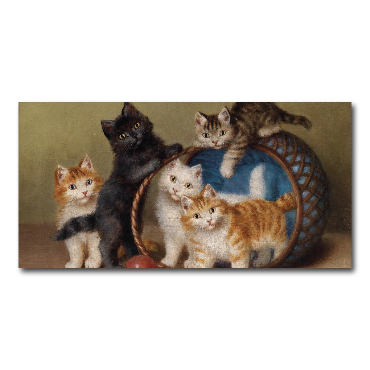 AUTO-MOCKUP WHITE | Der Rote Ball | 1 Piece | Gallery Wrap Canvas | group=2x1