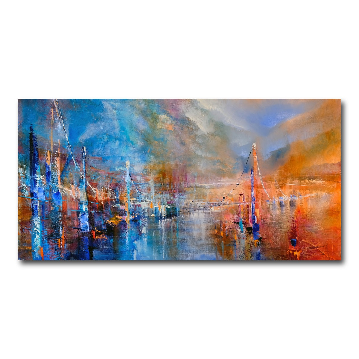 AUTO-MOCKUP WHITE | Der Weg | 1 Piece | Gallery Wrap Canvas | group=2x1