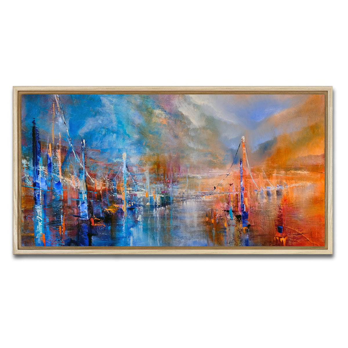 AUTO-MOCKUP WHITE | Der Weg | 1 Piece | Natural Framed Canvas | group=2x1