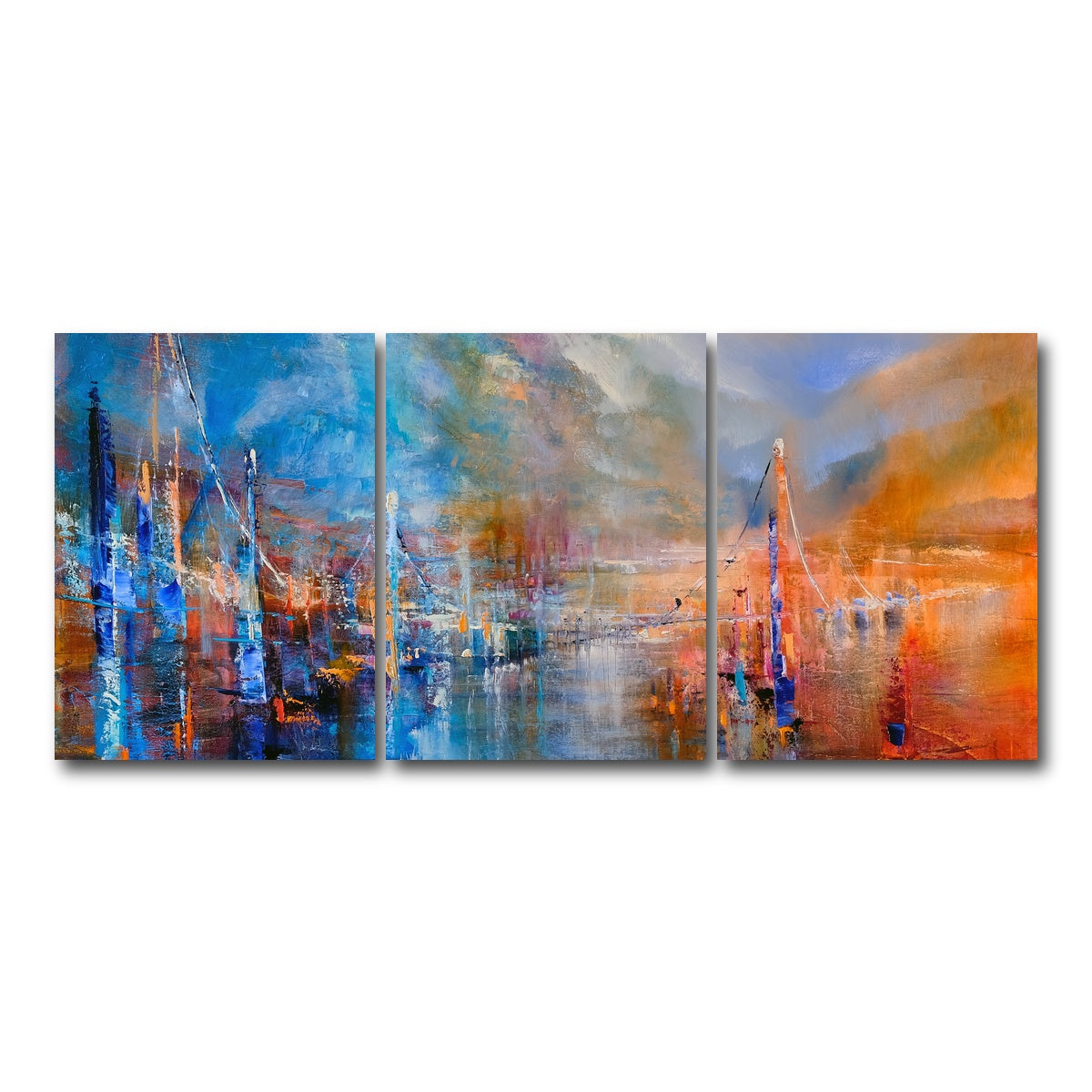 AUTO-MOCKUP WHITE | Der Weg | 3 Piece | Gallery Wrap Canvas | group=18x24