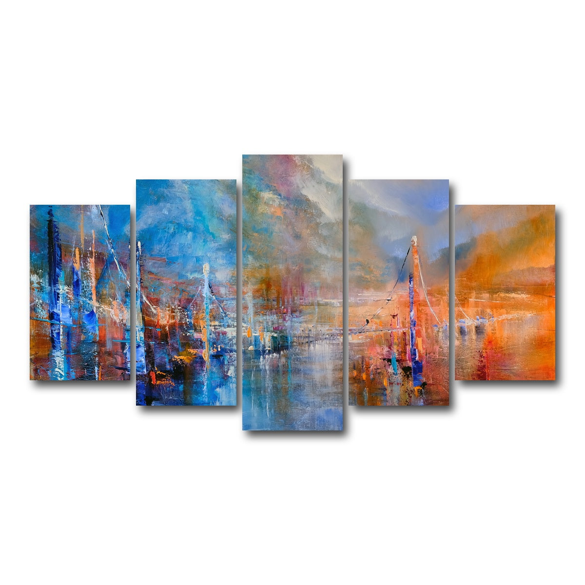 AUTO-MOCKUP WHITE | Der Weg | 5 Piece | Gallery Wrap Canvas | group=5_normal