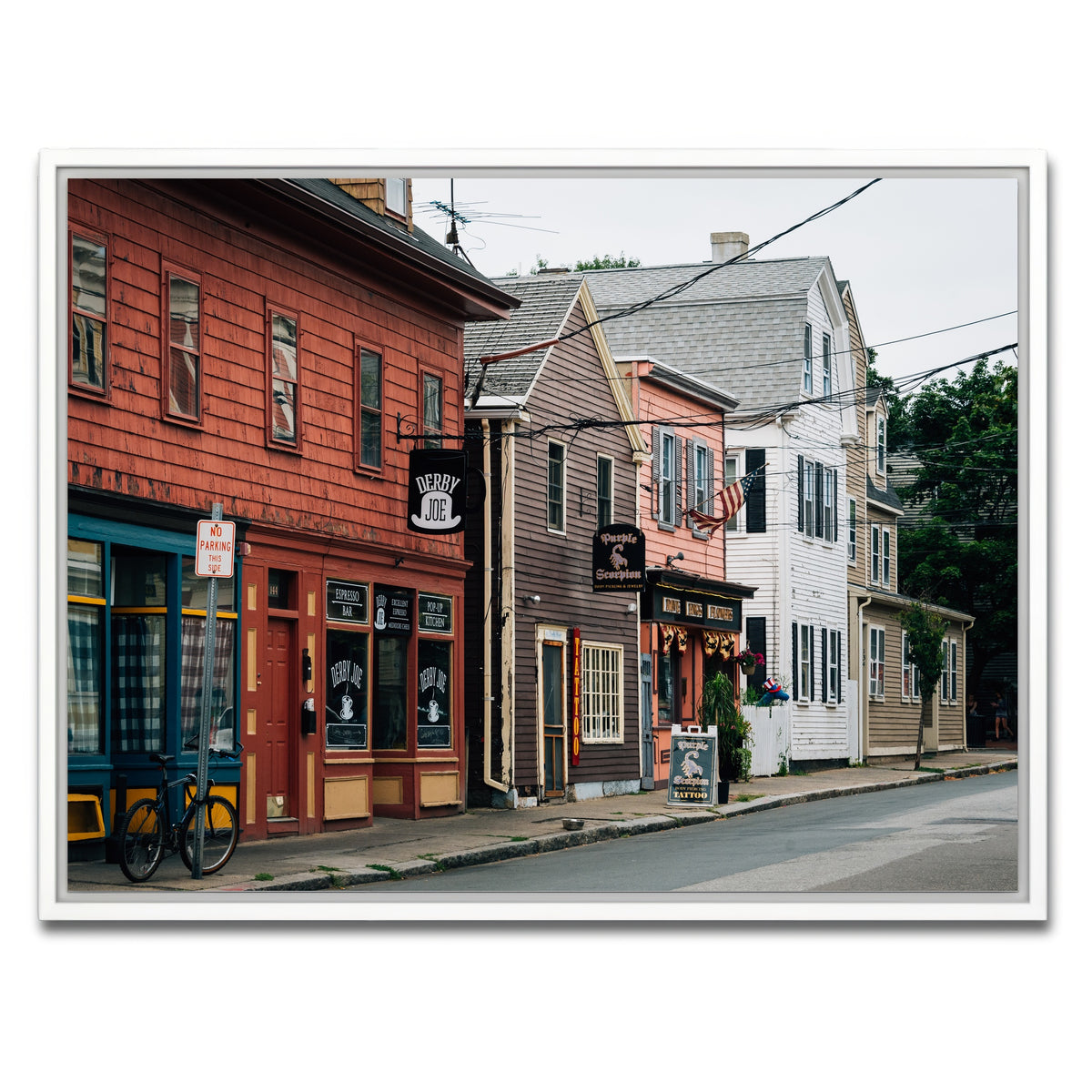 AUTO-MOCKUP WHITE | Derby Street - Salem | 1 Piece | White Framed Canvas | group=4x3