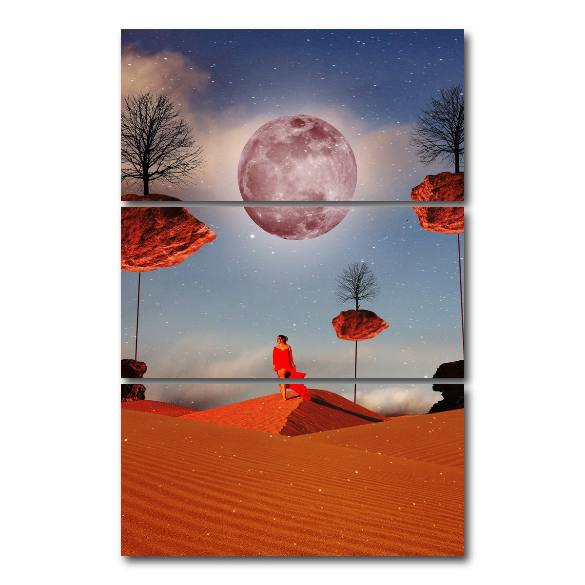 AUTO-MOCKUP WHITE | Desert | 3 Piece | Gallery Wrap Canvas | group=12x24_stacked