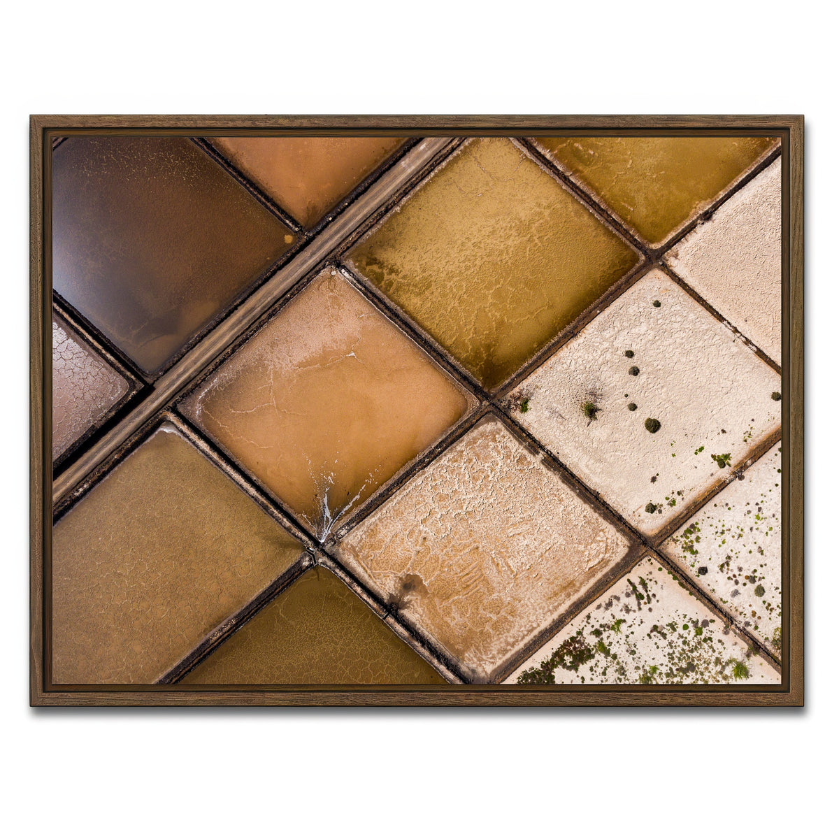 AUTO-MOCKUP WHITE | Desolate Fields | 1 Piece | Walnut Framed Canvas | group=4x3