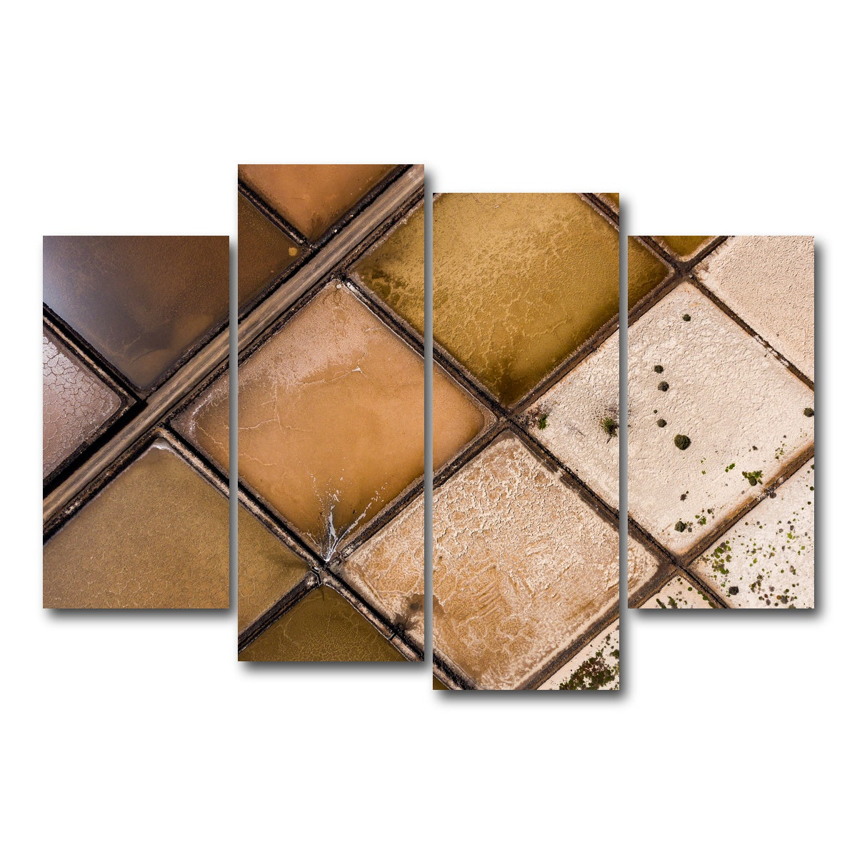 AUTO-MOCKUP WHITE | Desolate Fields | 4 Piece | Gallery Wrap Canvas | group=4_short