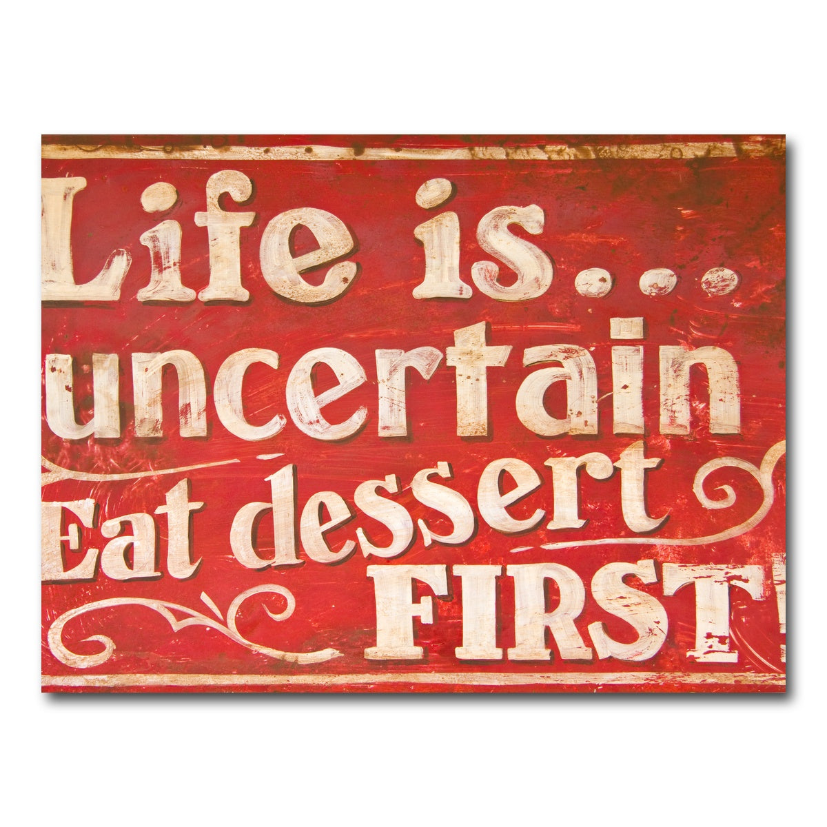 AUTO-MOCKUP WHITE | Dessert First | 1 Piece | Gallery Wrap Canvas | group=4x3