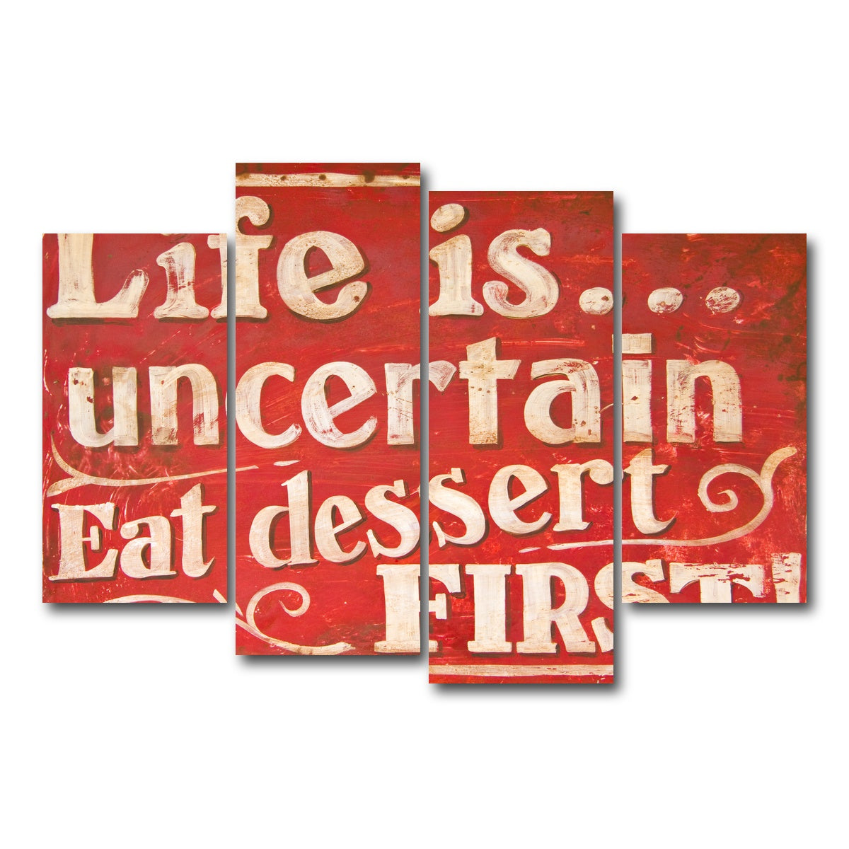 AUTO-MOCKUP WHITE | Dessert First | 4 Piece | Gallery Wrap Canvas | group=4_short