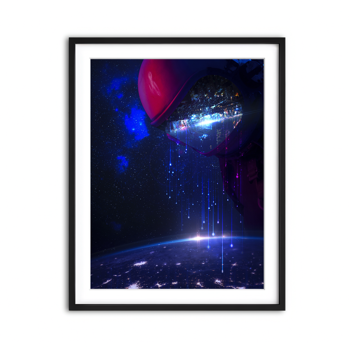 Framed Print 3x4 Black