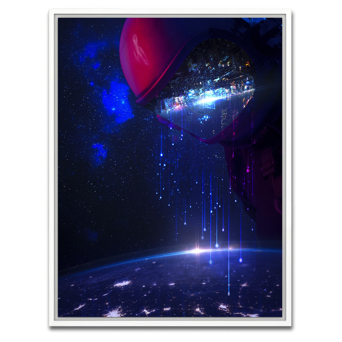 AUTO-MOCKUP WHITE | Destroyed | 1 Piece | White Framed Canvas | group=3x4