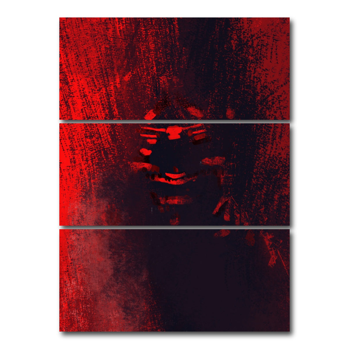 AUTO-MOCKUP WHITE | Devil | 3 Piece | Gallery Wrap Canvas | group=8x18_stacked