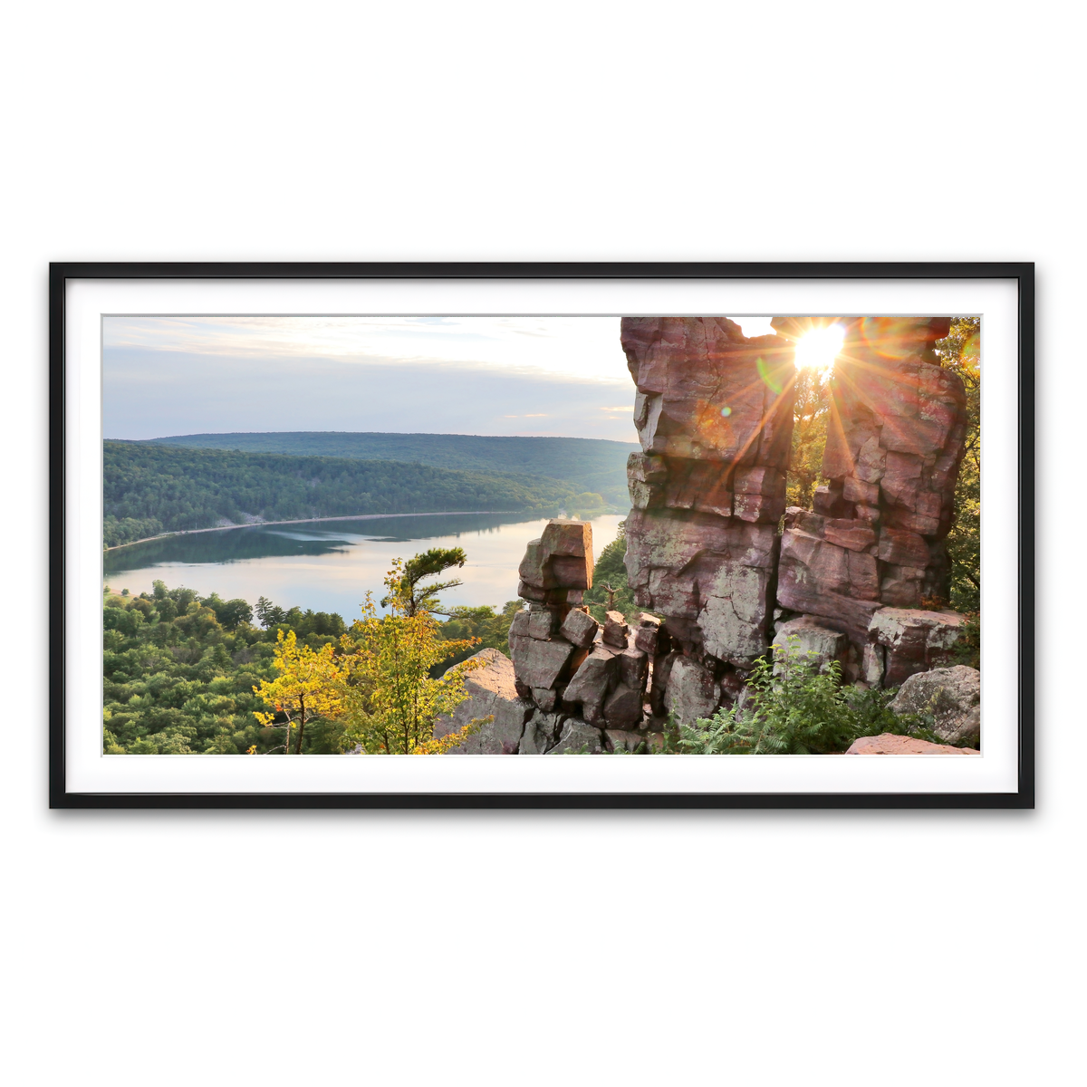 Framed Print 2x1 Black