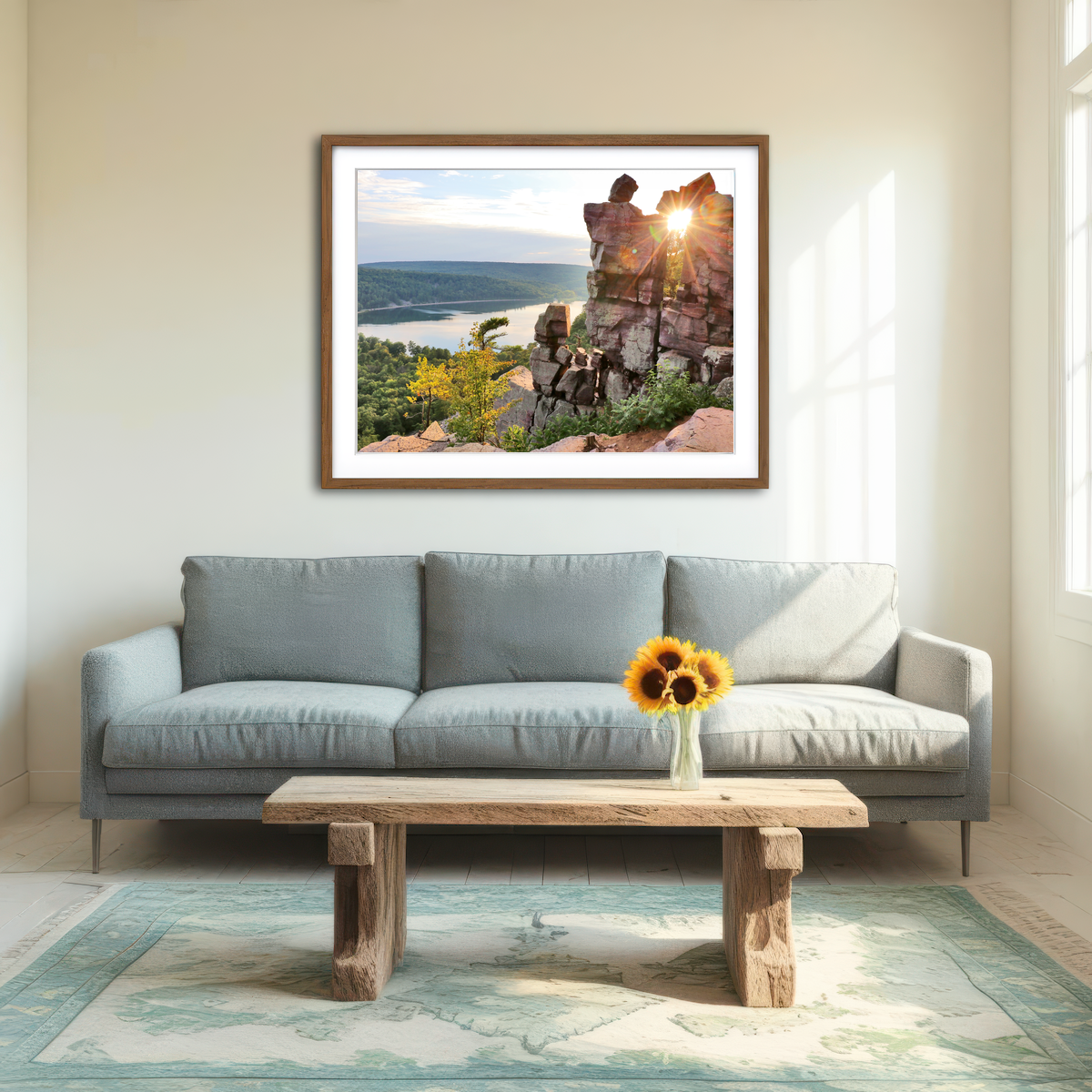 AUTO-MOCKUP ROOM | Devil's Lake State Park Wall Art