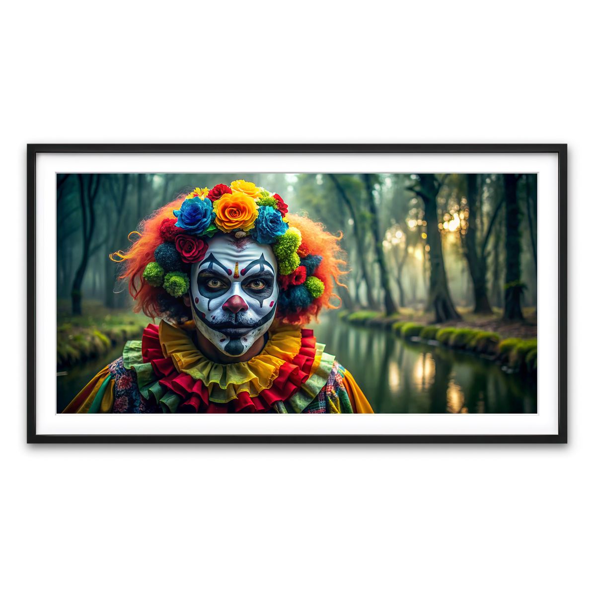 Framed Print 2x1 Black