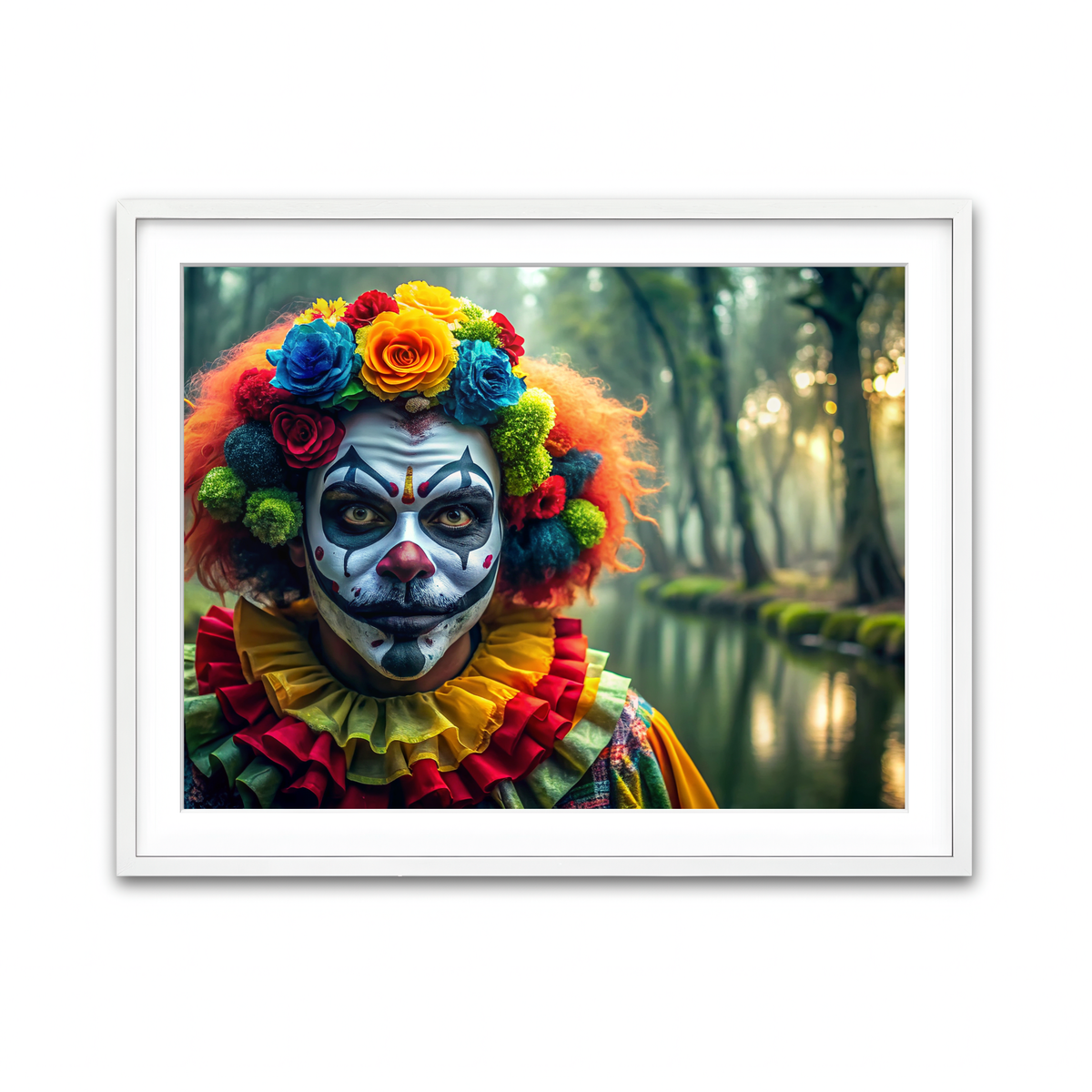 Framed Print 4x3 White
