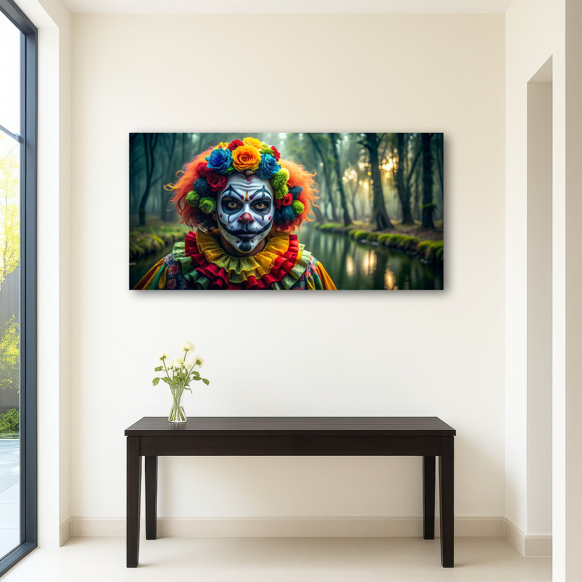 AUTO-MOCKUP ROOM | Dia de Los muertos swamp clown