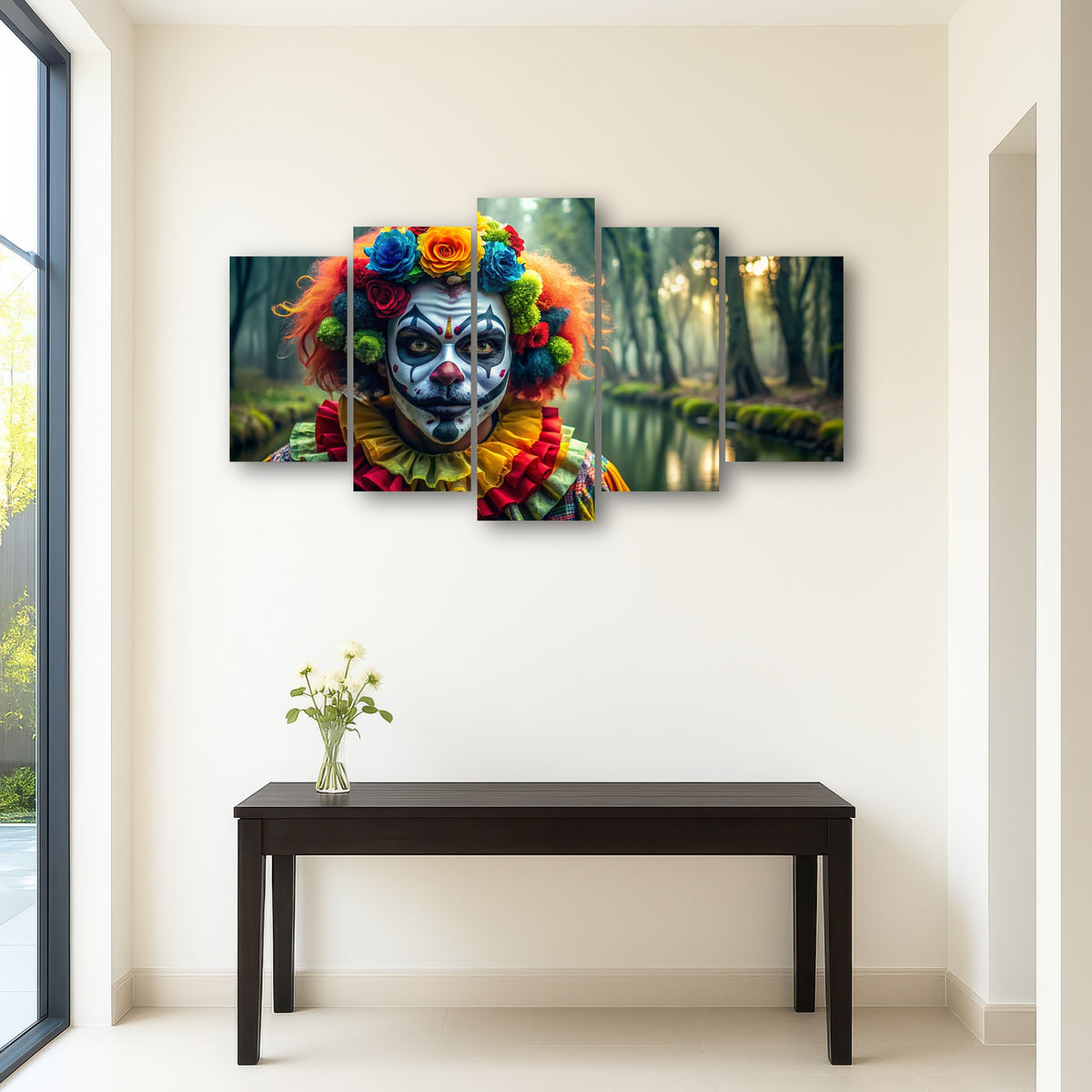 AUTO-MOCKUP ROOM | Dia de Los muertos swamp clown