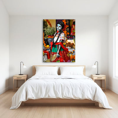 AUTO-MOCKUP ROOM | Dia de los Muertos Woman