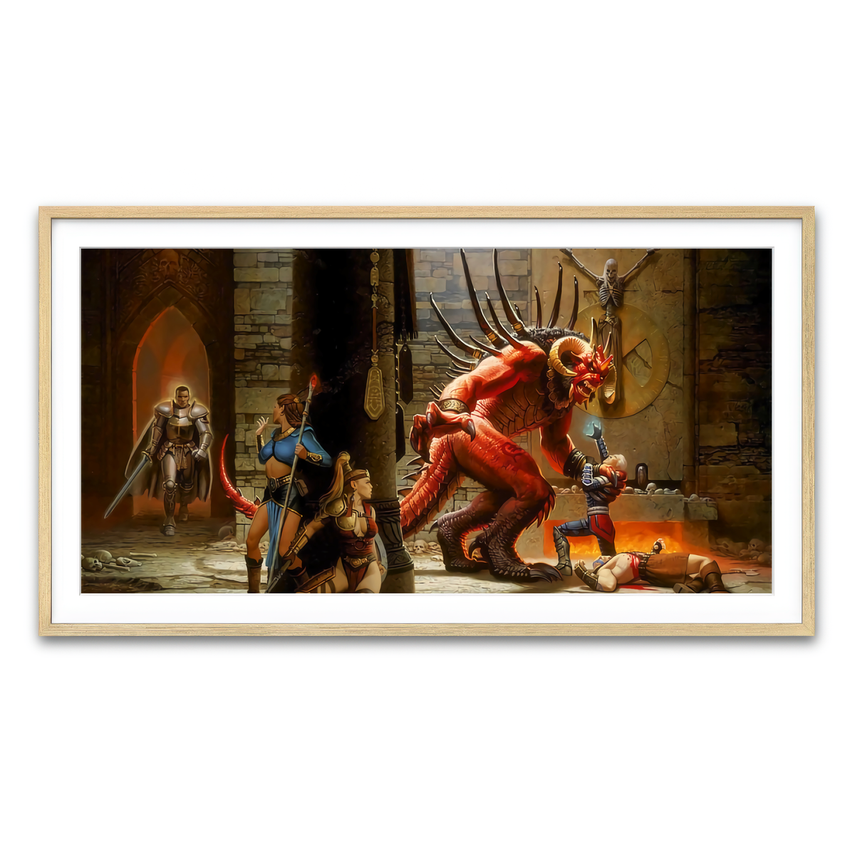 Framed Print 2x1 Natural