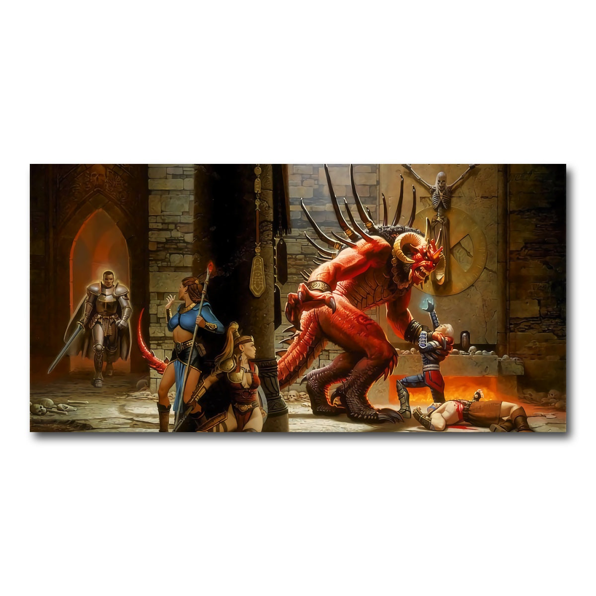 AUTO-MOCKUP WHITE | Diablo 2 | 1 Piece | Gallery Wrap Canvas | group=2x1