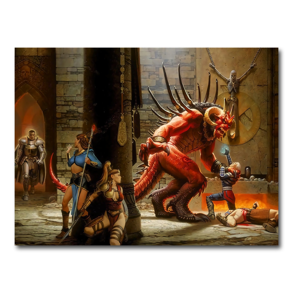 AUTO-MOCKUP WHITE | Diablo 2 | 1 Piece | Gallery Wrap Canvas | group=4x3