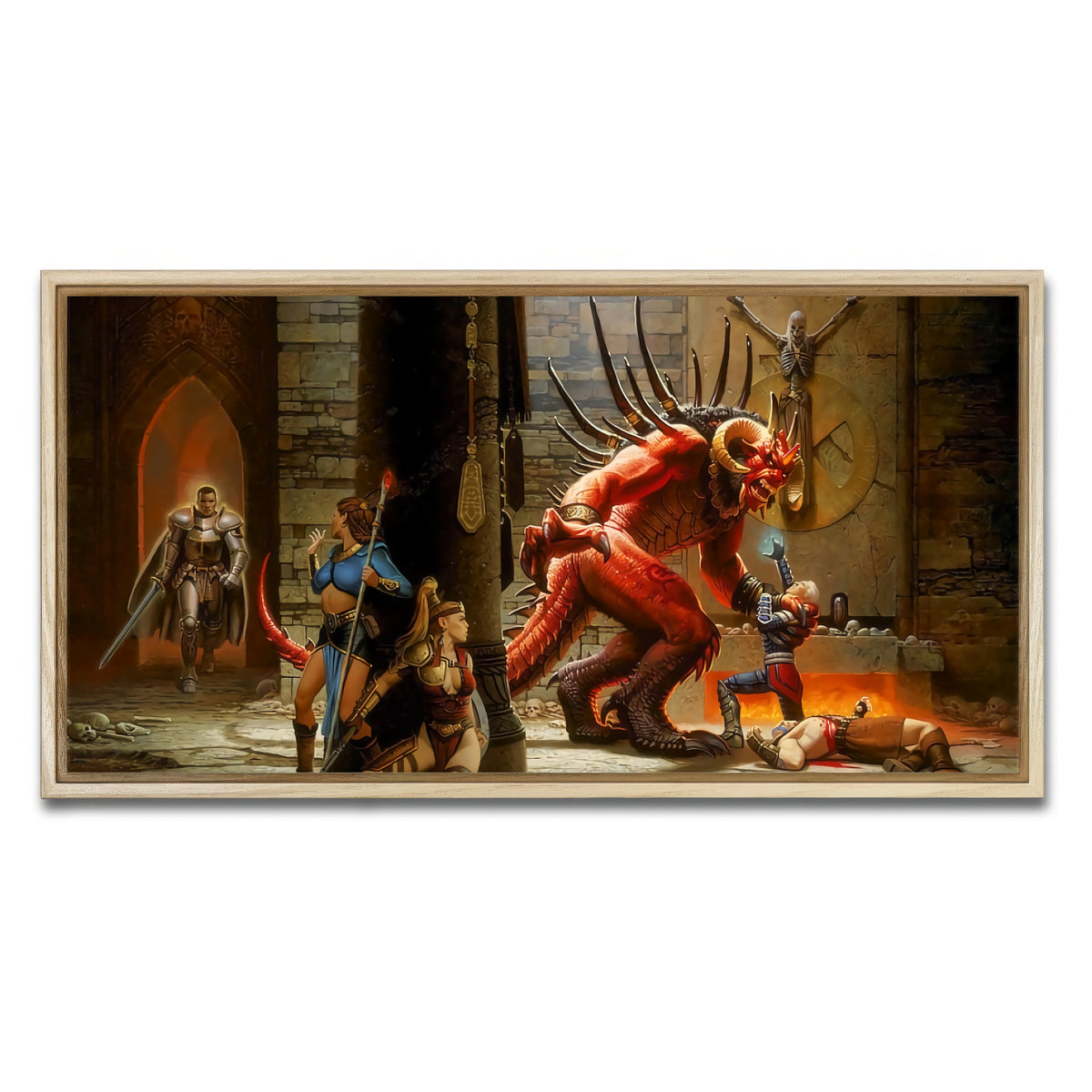 AUTO-MOCKUP WHITE | Diablo 2 | 1 Piece | Natural Framed Canvas | group=2x1