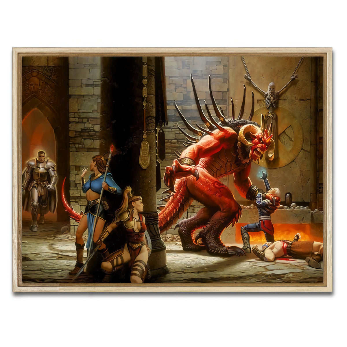 AUTO-MOCKUP WHITE | Diablo 2 | 1 Piece | Natural Framed Canvas | group=4x3