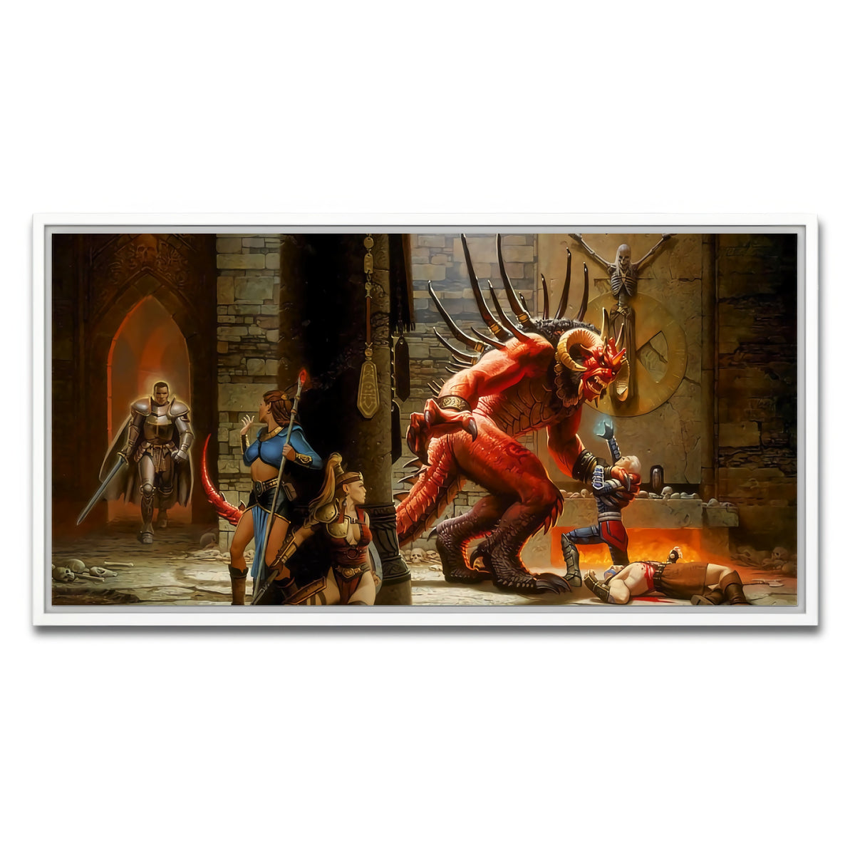 AUTO-MOCKUP WHITE | Diablo 2 | 1 Piece | White Framed Canvas | group=2x1