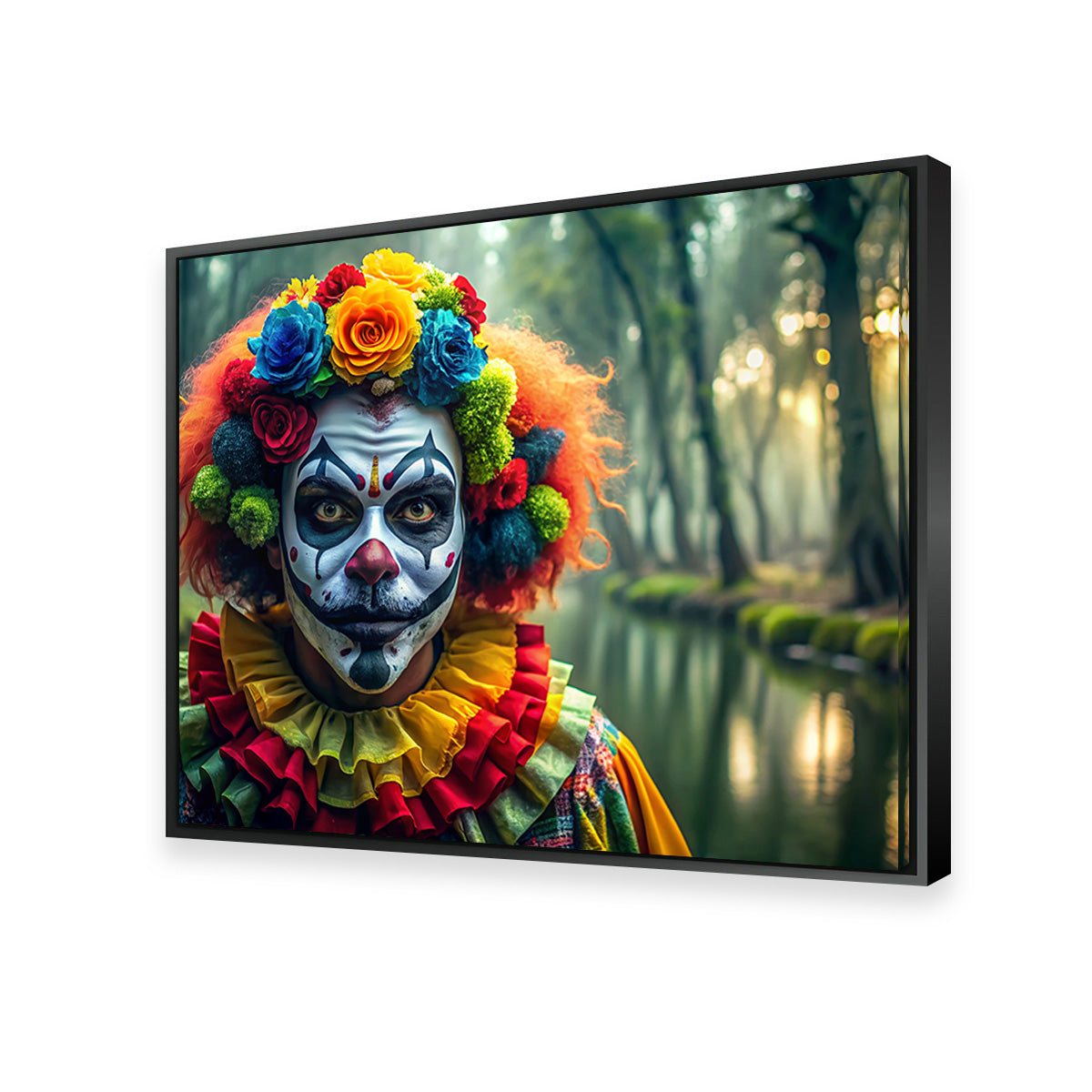 Dia de Los Muertos Swamp Clown Wall Art