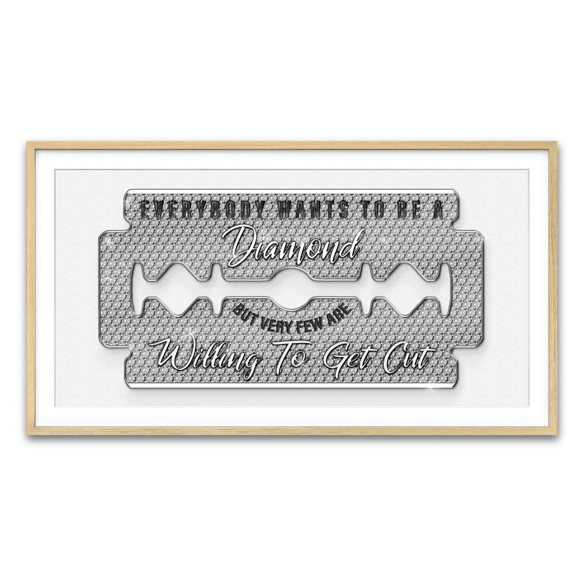 Framed Print 2x1 Natural