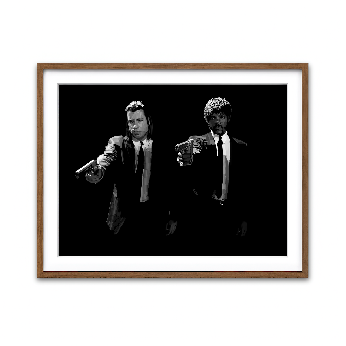 Framed Print 4x3 Walnut