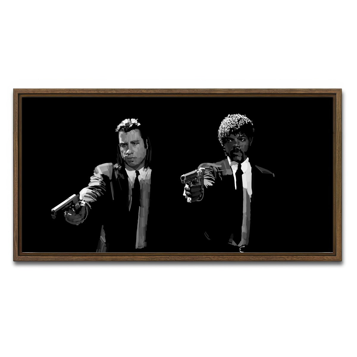 AUTO-MOCKUP WHITE | Did I Break Your Concentration | 1 Piece | Walnut Framed Canvas | group=2x1