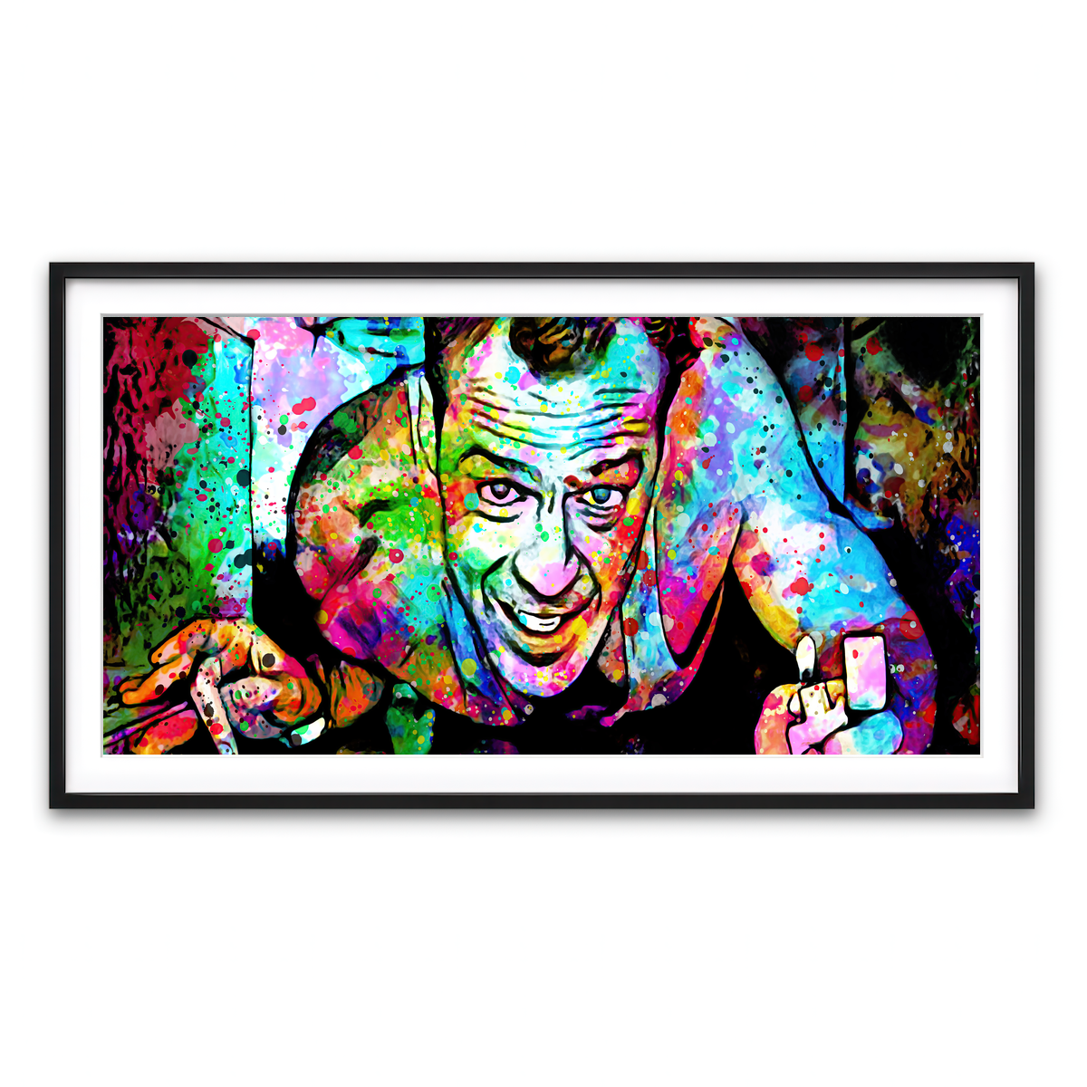 Framed Print 2x1 Black