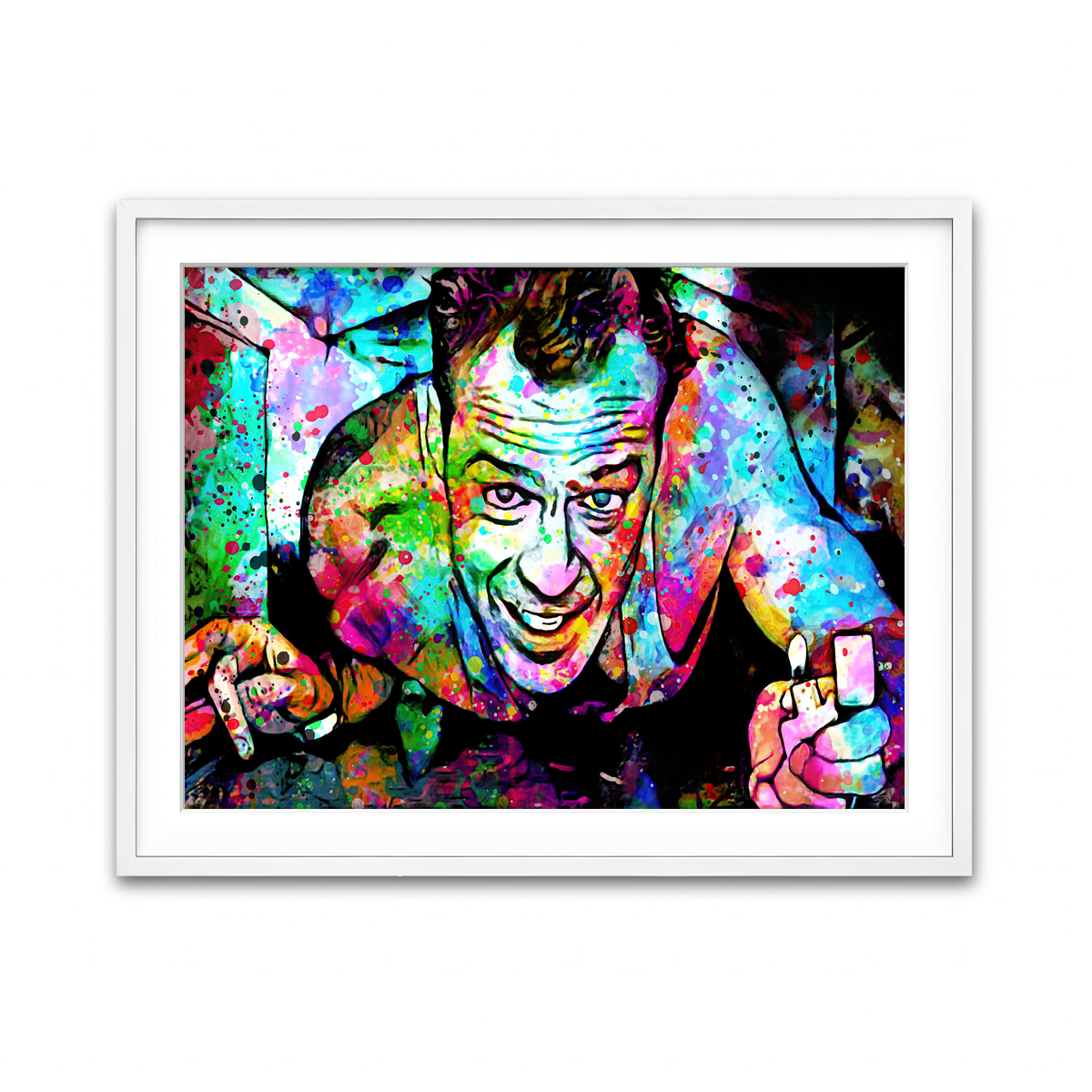 Framed Print 4x3 White