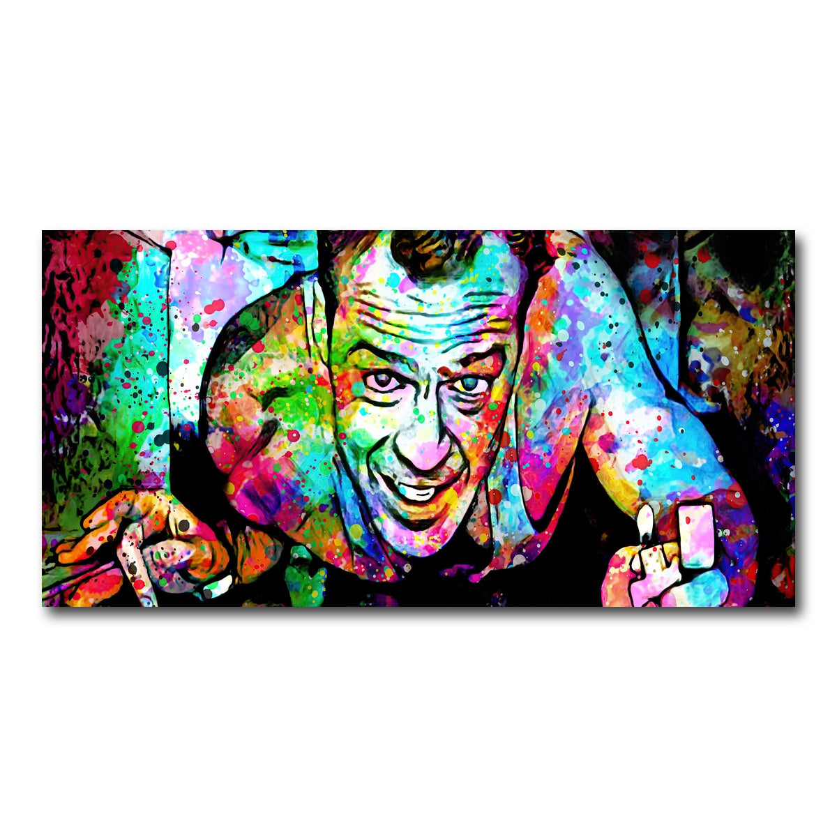 AUTO-MOCKUP WHITE | Die Hard | 1 Piece | Gallery Wrap Canvas | group=2x1