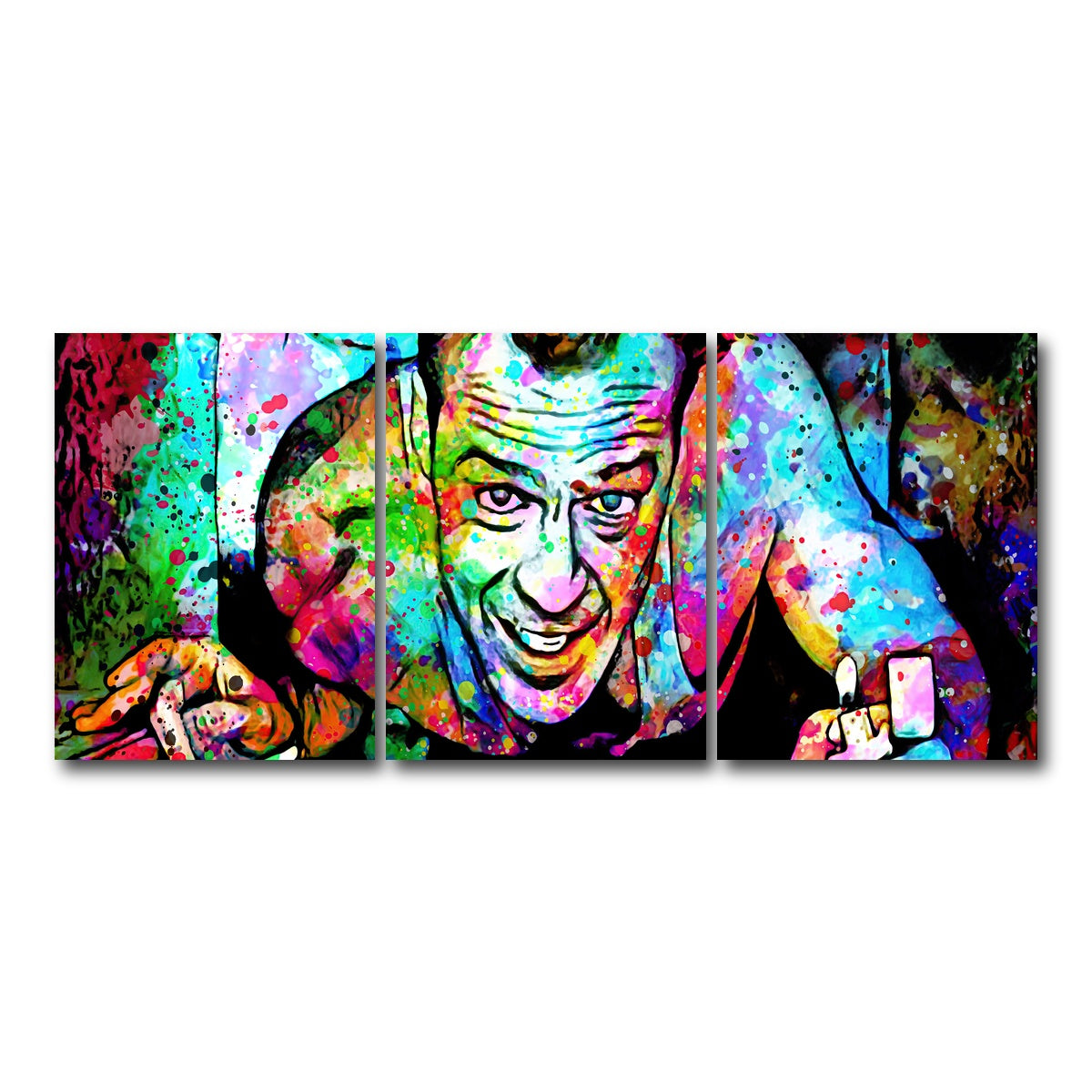 AUTO-MOCKUP WHITE | Die Hard | 3 Piece | Gallery Wrap Canvas | group=18x24