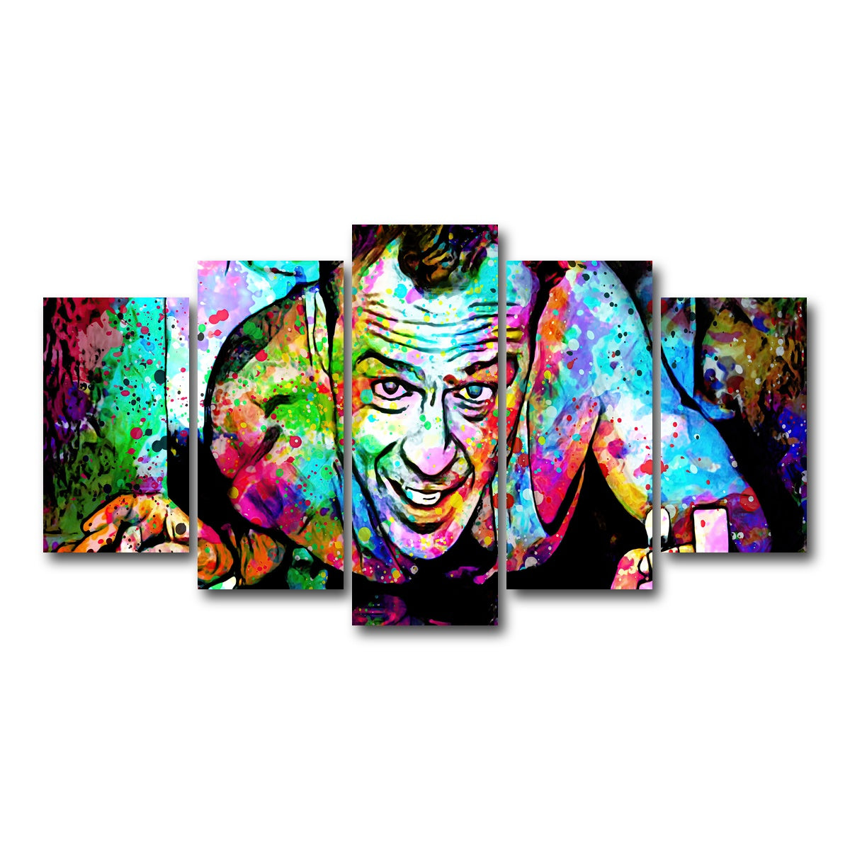 AUTO-MOCKUP WHITE | Die Hard | 5 Piece | Gallery Wrap Canvas | group=5_normal